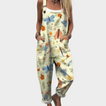 Wren | Printed Dungarees