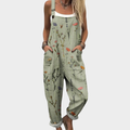 Adelaide | Printed Dungarees