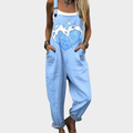 Sybil | Printed Dungarees