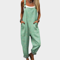 Queenie | Printed Dungarees