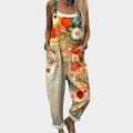 Edwina | Printed Dungarees