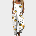 Greta | Printed Dungarees
