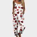 Rowena | Printed Dungarees