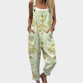 Mabel | Printed Dungarees