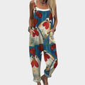 VeritaX | Printed Dungarees