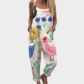 Posy | Printed Dungarees