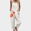Wilhelmina | Printed Dungarees