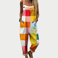 Kessie | Printed Dungarees