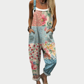 Dulcie | Printed Dungarees