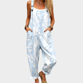 Millicent | Printed Dungarees