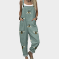 Henrietta | Printed Dungarees