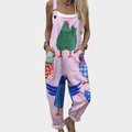 Susannah | Printed Dungarees
