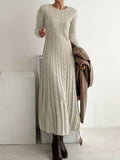 Vanessa | Elegant Knit Maxi Dress